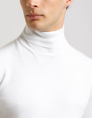 Turtleneck sweater in viscose blend