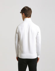 Turtleneck sweater in viscose blend
