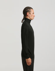 Turtleneck sweater in viscose blend