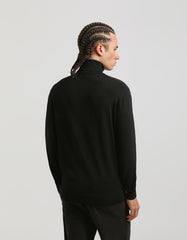 Turtleneck sweater in viscose blend