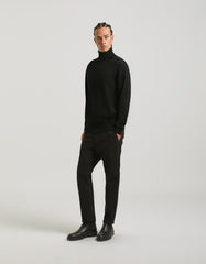 Turtleneck sweater in viscose blend