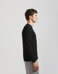 Maglia girocollo a coste