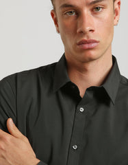 Basic shirt in stretch fabric