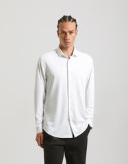 Basic shirt in stretch fabric