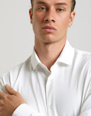 Basic shirt in stretch fabric