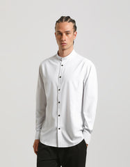 Mandarin collar shirt easy care