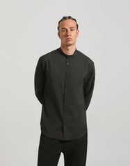 Mandarin collar shirt easy care
