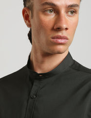 Mandarin collar shirt easy care