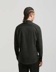 Mandarin collar shirt easy care