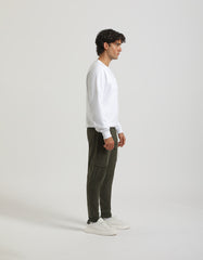 Jogger cargo in felpa