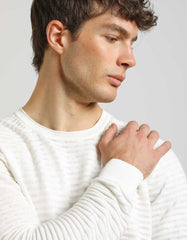 100% cotton crewneck sweater