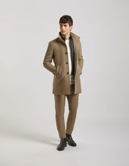 Cappotto collo lupetto