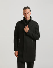 Cappotto collo lupetto