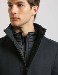 Cappotto collo lupetto|Colore:Blue