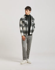 Plaid shirt jacket