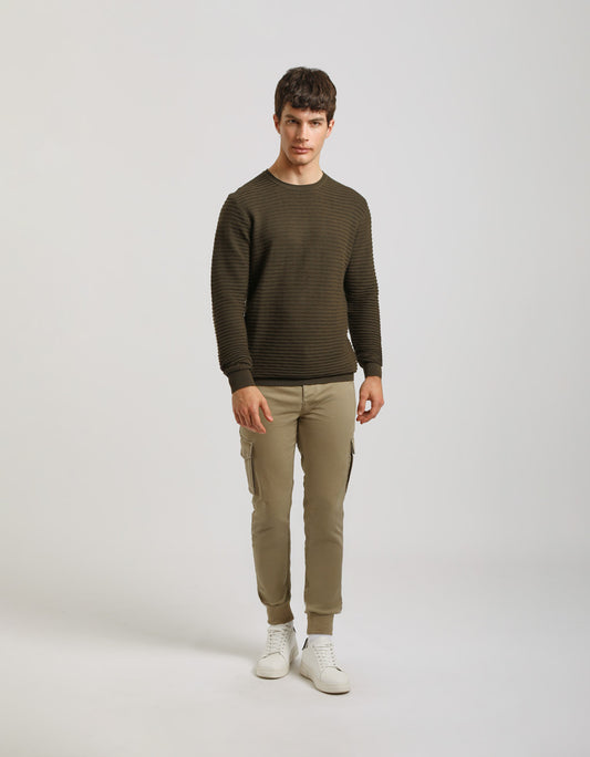 Cargo Trouser with elastic at the ankles