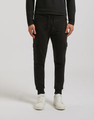 Jogger cargo in felpa