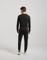 Jogger cargo in felpa