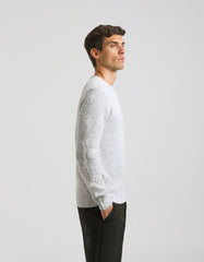 Bouclè crewneck sweater