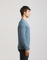 Viscose blend crewneck sweater