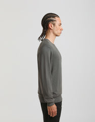 Viscose blend crewneck sweater