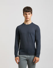Viscose blend crewneck sweater