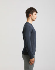 Viscose blend crewneck sweater