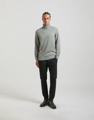Turtleneck sweater in viscose blend