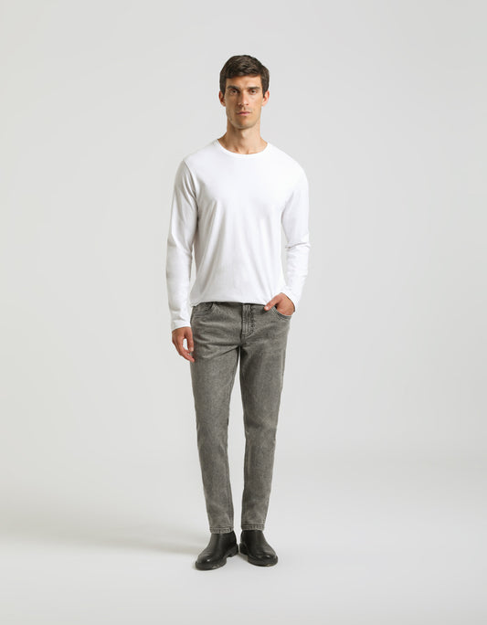 Grey Slim fit jeans