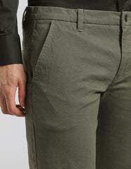 Pantaloni chino microfantasia