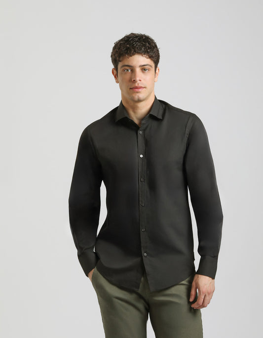 Plain cotton shirt
