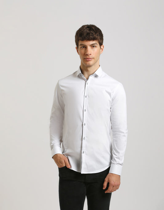 Plain cotton shirt