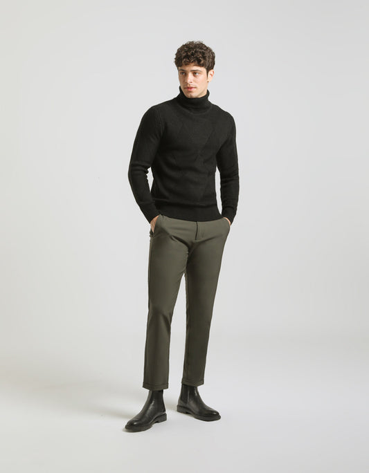 Nylon chino pants