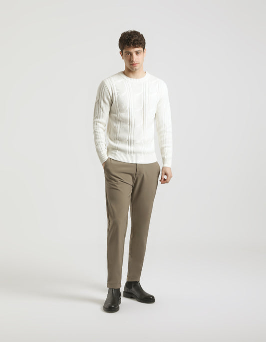 Nylon chino pants