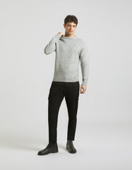Viscose blend cargo trousers