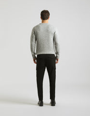 Viscose blend cargo trousers