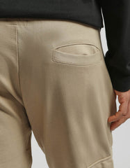 Jogger cargo in felpa