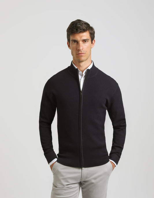 Zipped cardigan
