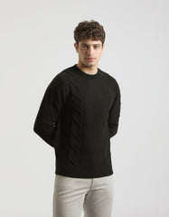 Mock necklace with braid