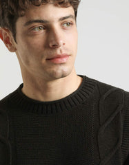 Mock necklace with braid