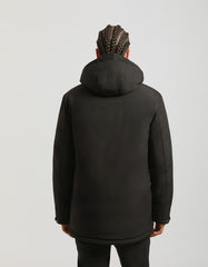 Hooded duster jacket