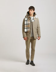 Hooded duster jacket