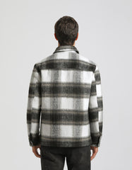 Plaid shirt jacket