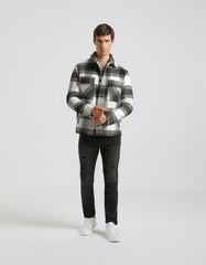 Plaid shirt jacket