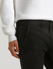 Chino trousers with elastic waist