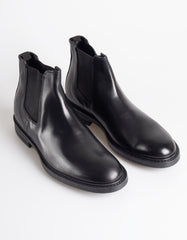 Leather ankle boot