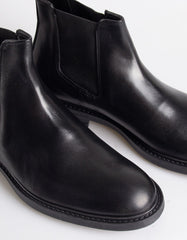 Leather ankle boot
