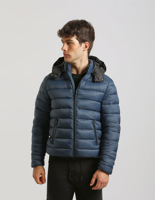Padded jacket with hood