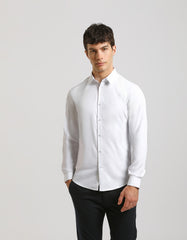 Basic shirt in stretch fabric
