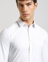 Basic shirt in stretch fabric
